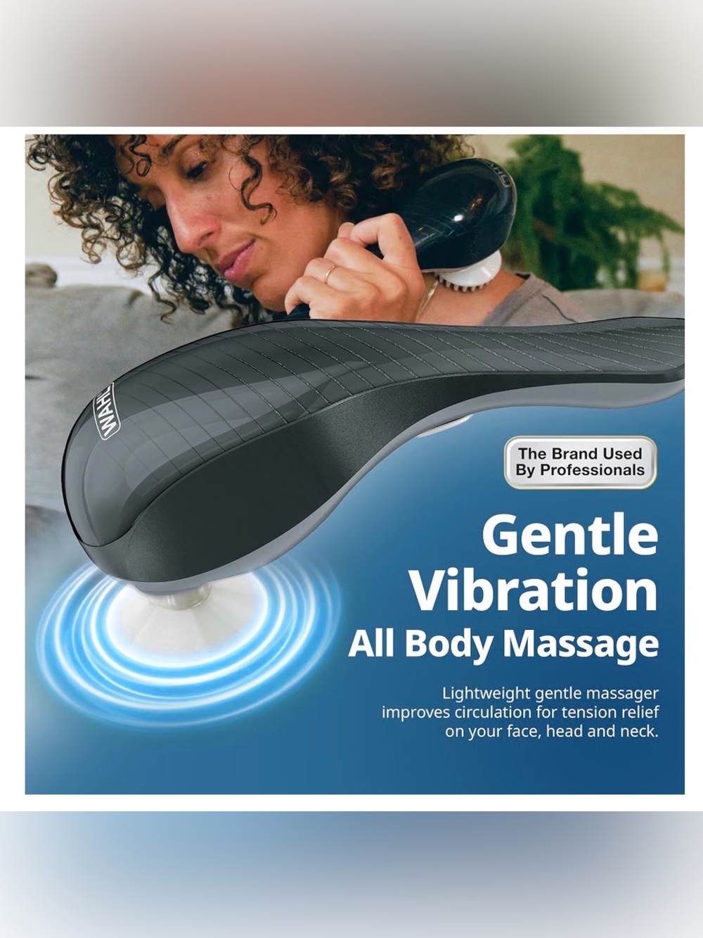 Wahl Soothing Vibration Corded Massager for the Face, Neck & Head
Includes 4 Att